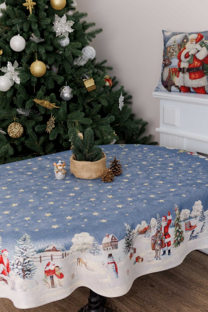 Скатерть овальная