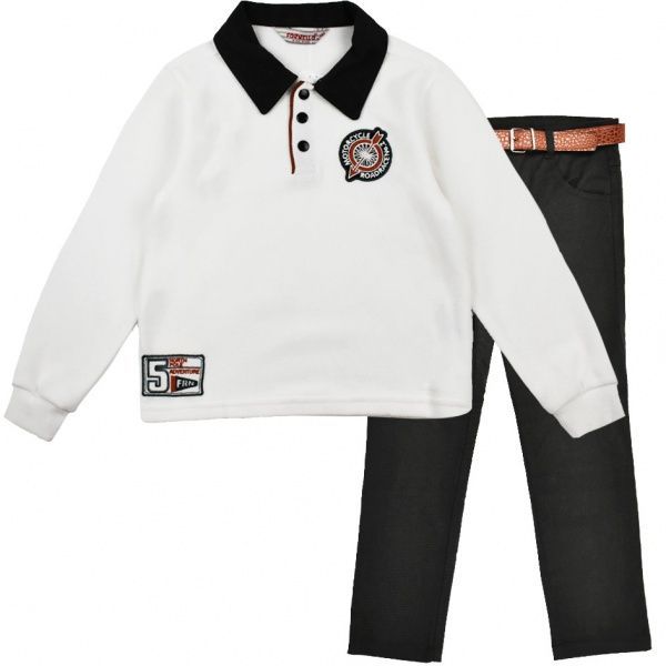 Комплект дитячого одягу Fornello 2218 р.128-134 біло-зелений 2218 