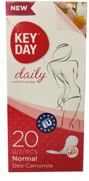 Прокладки ежедневные Key Day Daily Ромашка 20 шт.