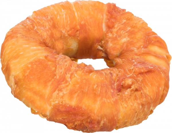 Лакомство Trixie для чистки зубов Denta Fun с курицей и начинкой натуральная кожа 11 см 65 г (31316)