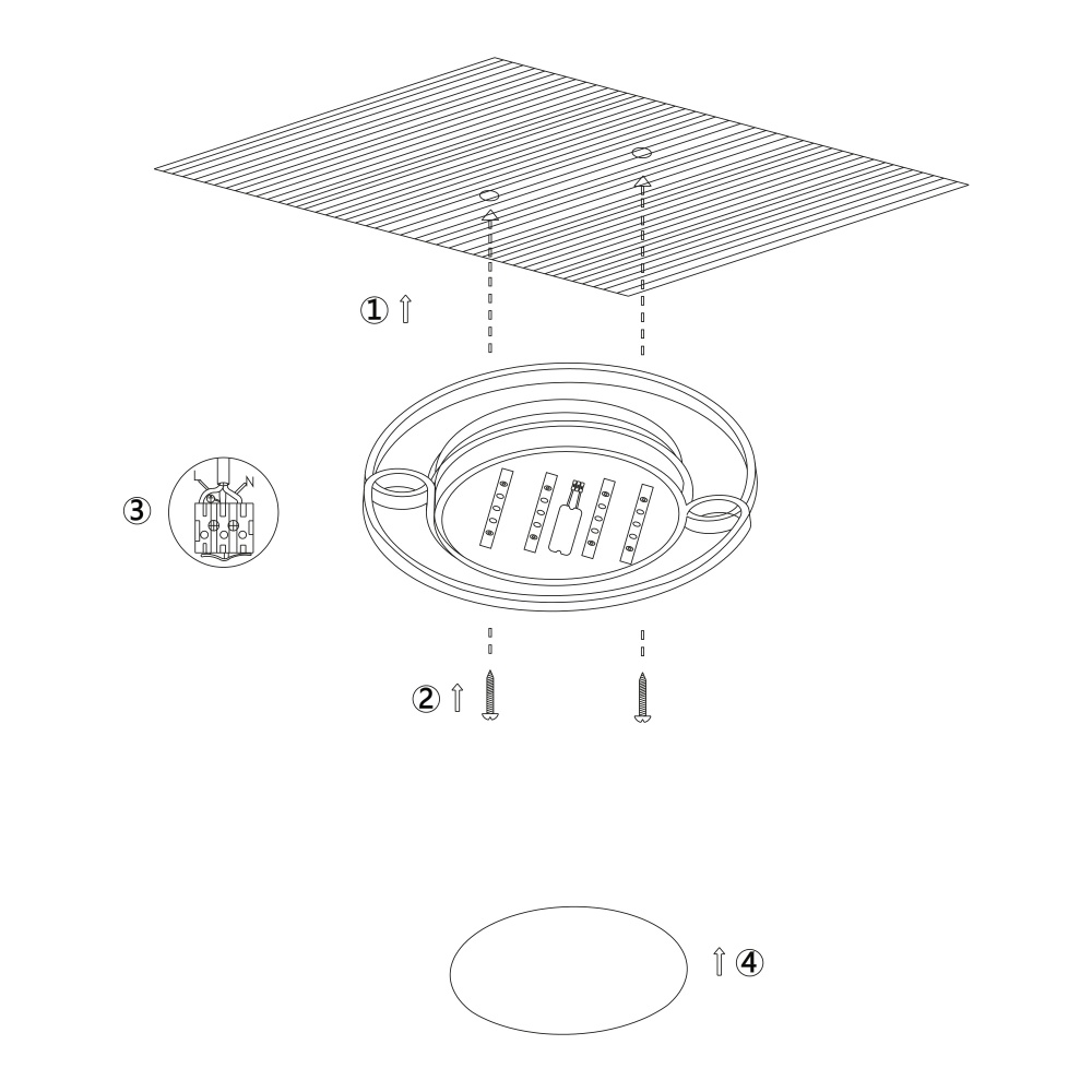 Люстра стельова Miorro Alto з пультом ДУ метал/пластик 2x88,8 Вт LED-модуль біло-чорний 51-311-104