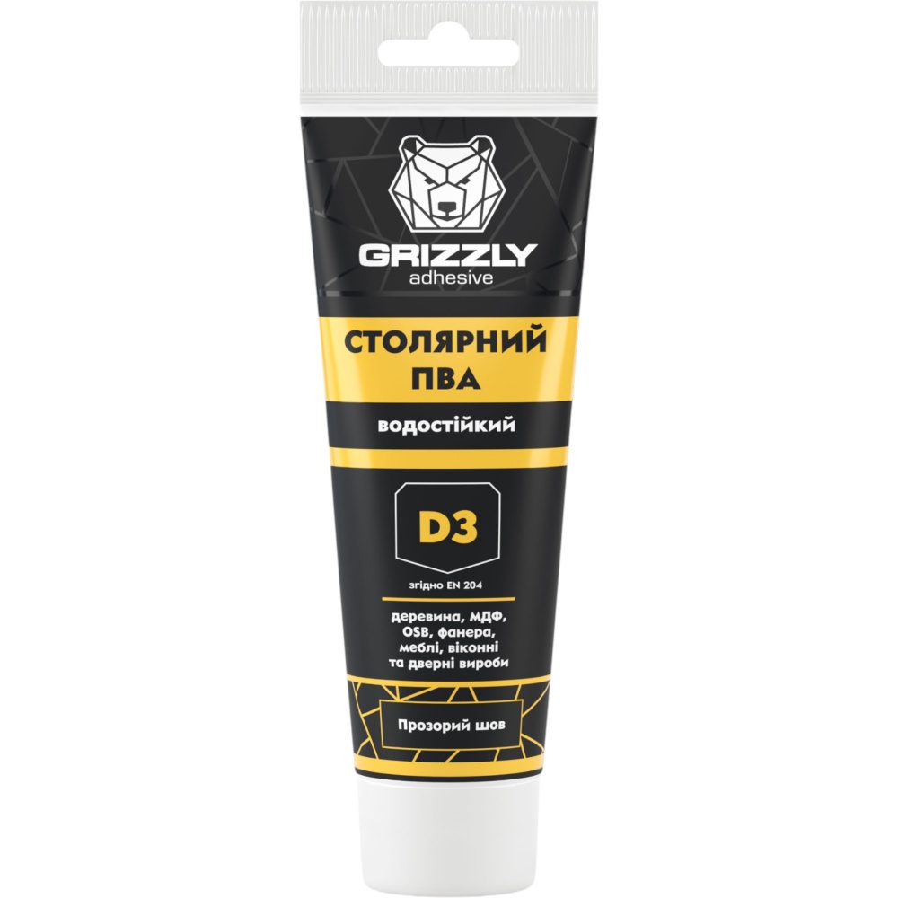 Клей ПВА Grizzly столярный водостойкий 150 г