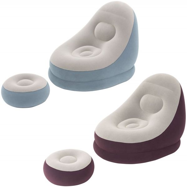 Крісло надувне Bestway Comfort cruiser 122х81 см в асортименті