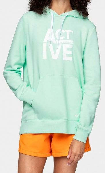 Джемпер 4F H4Z20-BLD013-47S р. S светло-бирюзовый