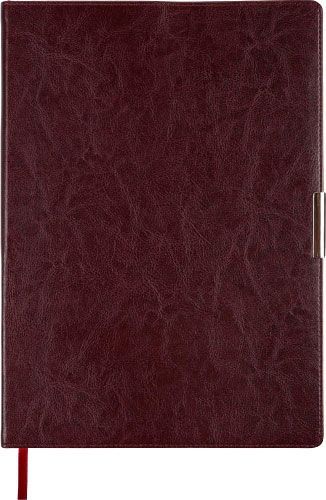 Щоденник датований 2018 SALERNO A4 336 бордовий Buromax BM.2741-13
