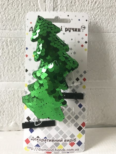 Ялинкова іграшка Ялинка зелена 2шт*10см