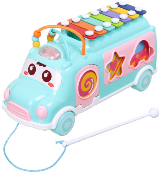 Іграшка музична-сортер Hang Wing Автобус 25х15 см HW19002578