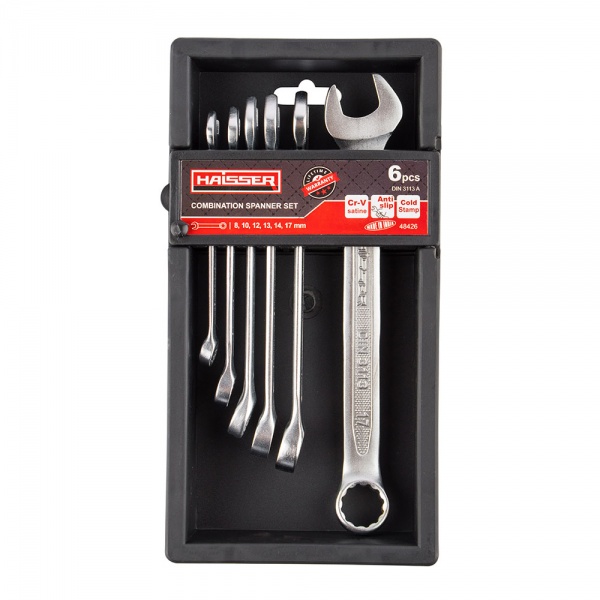 Набор ключей комбинированных Haisser Cold Stamped CRV 48426