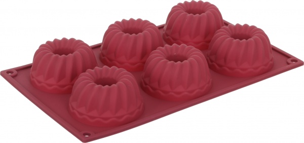 Форма для кексов Magic Ring с втулкой 32х18х2 см бордо Flamberg Smart Kitchen