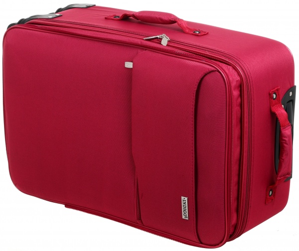 Чемодан 53 л красный KX22003 60x40x22 см 