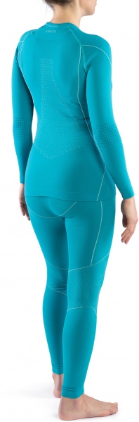 Комплект термобелья Viking UNDERWEAR LOTTA RECYCLED (LADY SET) 500/23/6764/70 р.S бирюзовый