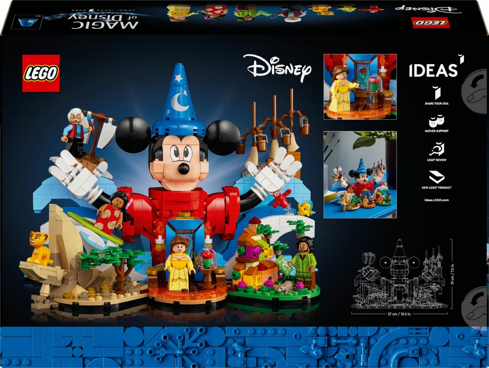 Конструктор LEGO Ideas Диснеевская магия 21352