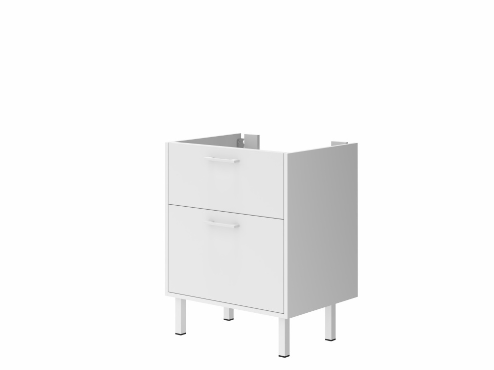 Тумба ЮВЕНТА Afina 60 см біла під стільницю або умивальник Piedra 60