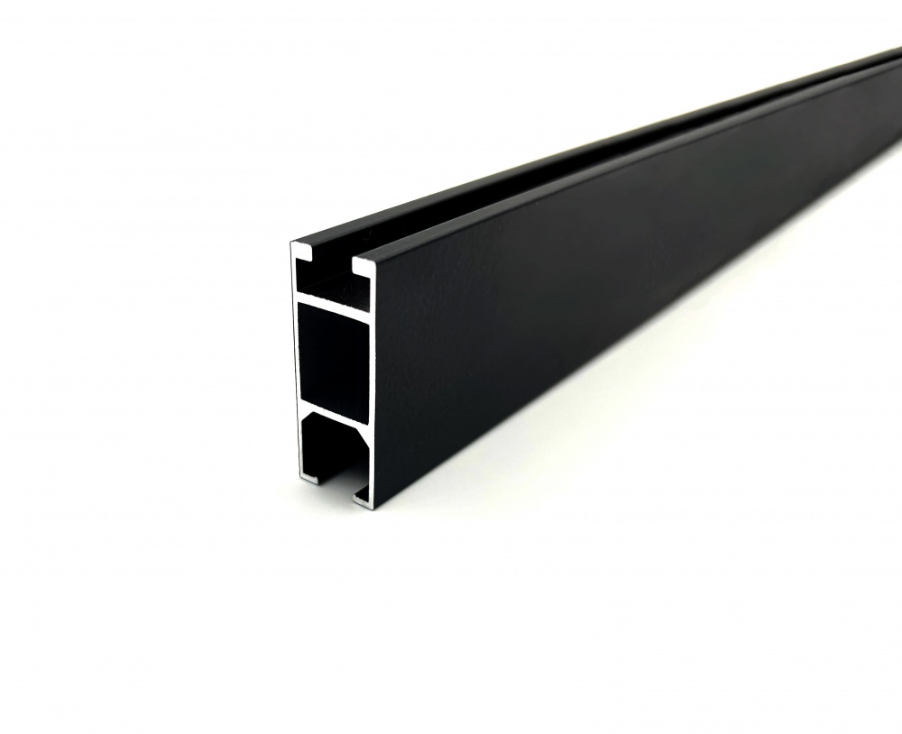Профиль Quadrum Square line наборной 200 см черный матовый 1 шт.