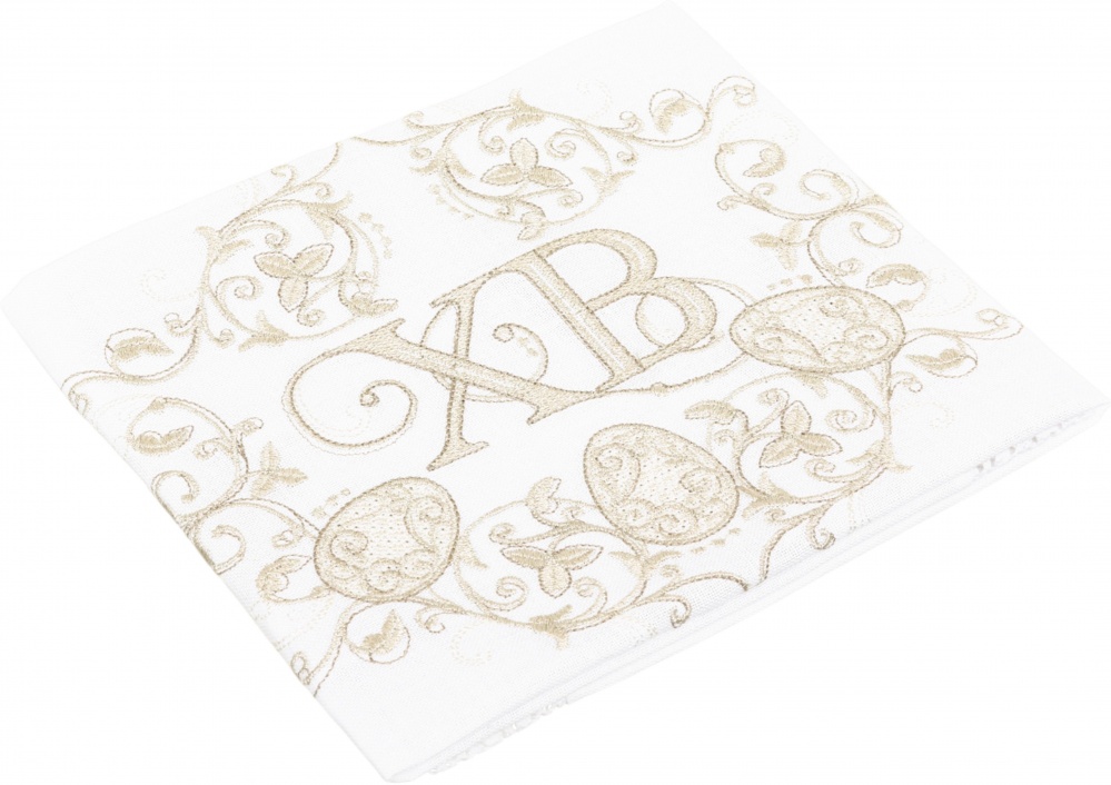 Рушник великодній 433-24/00 30x70 см Едельвіка білий