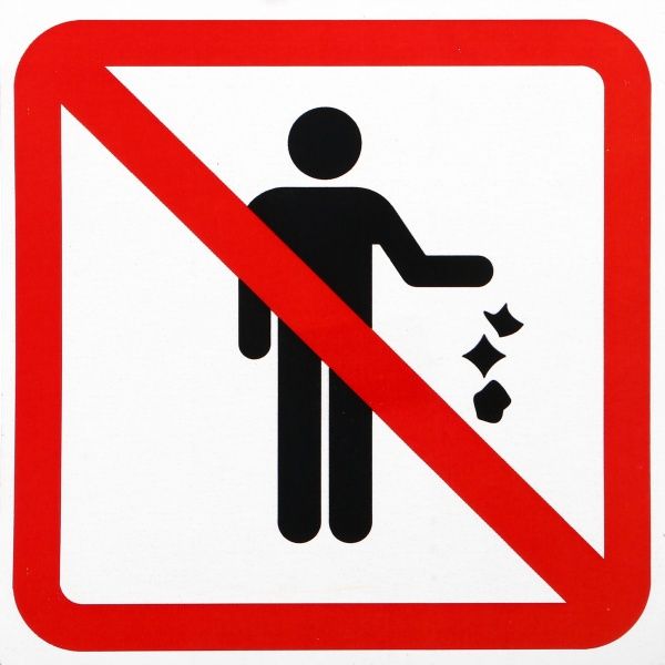 Наліпка TERRAPLUS Не смітити