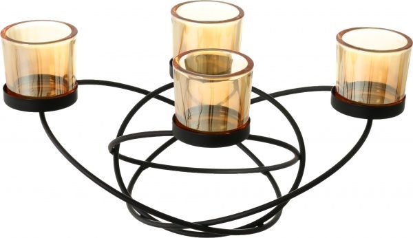 Подсвечник Завиток 43x5x13.5 см