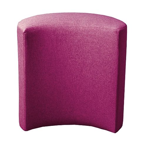 Пуф Марбет Півмісяць 400x400x240 мм Malaga №12 фуксія 