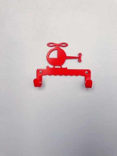 Крючки KR024-RY вертолет красный