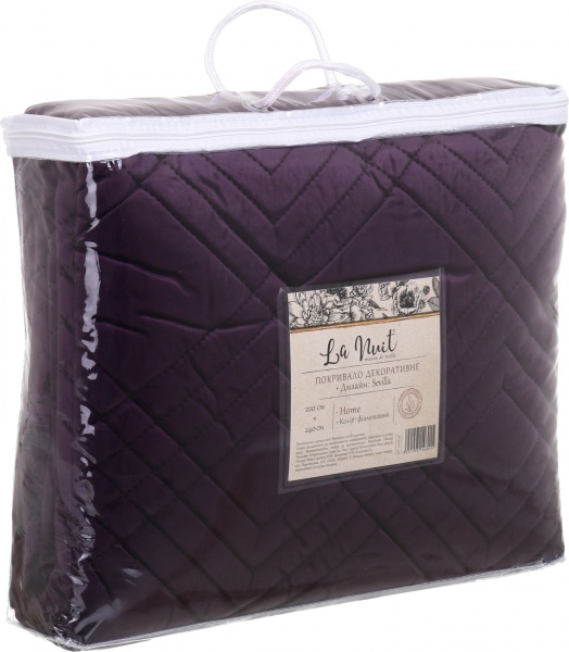 Покрывало Sevilla 220x240 см La Nuit фиолетовый 