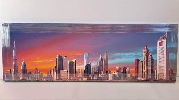 Репродукция Вечерний Нью-Йорк 50x150 см Арт Фемелі 