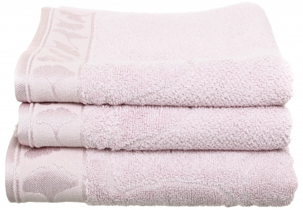 Рушник махровий Ginko 70x140 см пудровий Texpol 