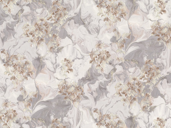 Шпалери вінілові гарячого тиснення Слов'янські шпалери Le Grand platinum Бодрум 2 8719-06 1,06x10,05 м 