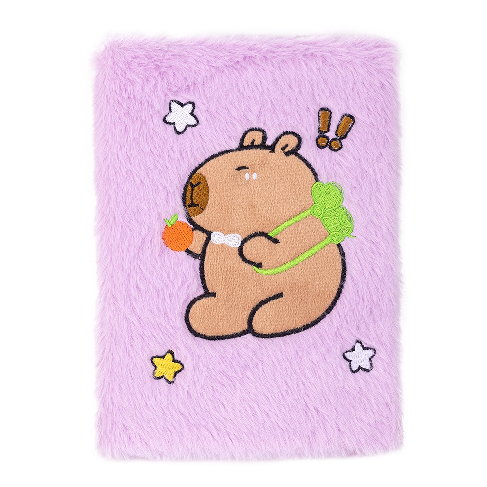 Блокнот плюшевый Forme Capybara 13 А5 80 лист. KIDS Line
