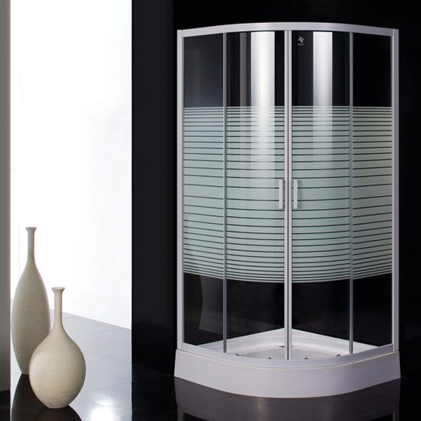 Душевая кабина Eger Amur 90х90х200 профиль белый, стекло Frizek (599-021)