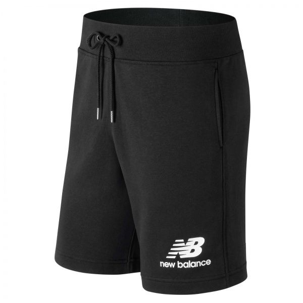 Шорти New Balance ESS. STACEKD LOGO MS91584BK р. S чорний