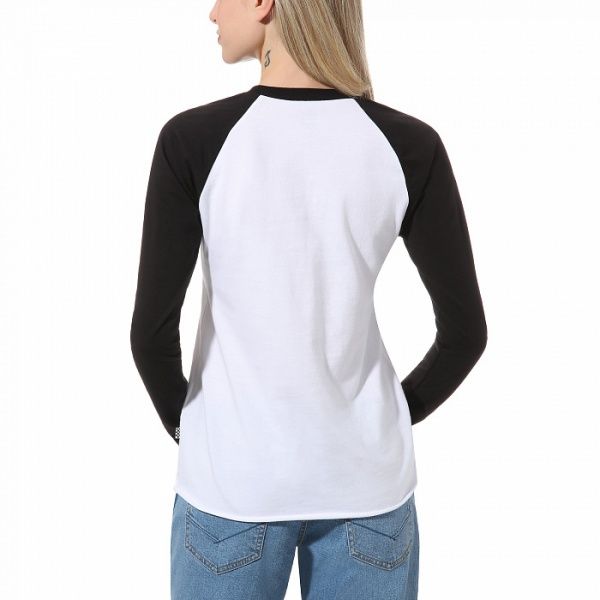 Футболка Vans FLYING V CLASSIC LS RAGLAN VA47XYYB2 XS білий
