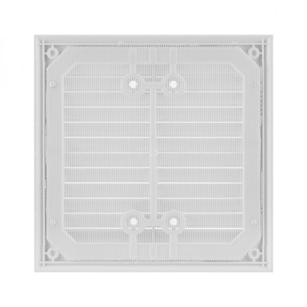 Гратка для вентиляції MiniMax з сіткою проти комах 155 х 155 мм (1119) пластик білий 