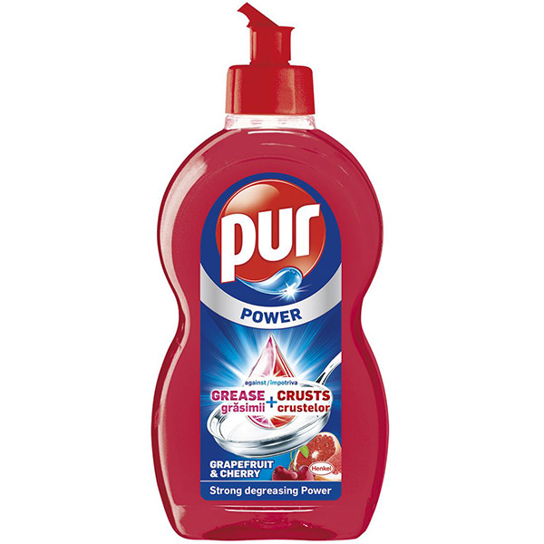Средство для мытья посуды Pur Power Грейпфрут и вишня 450 мл