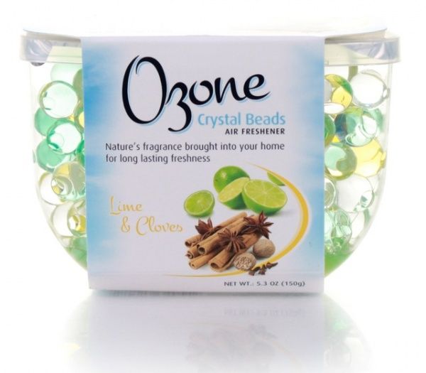 Гелевий освіжувач Ozone Crystal Beads Лайм и гвоздика 150 г