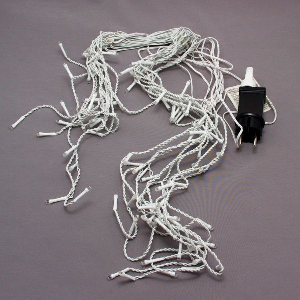 Электрогирлянда-штора внутренняя встроенный светодиод (LED) 163 ламп 5м белая 950132