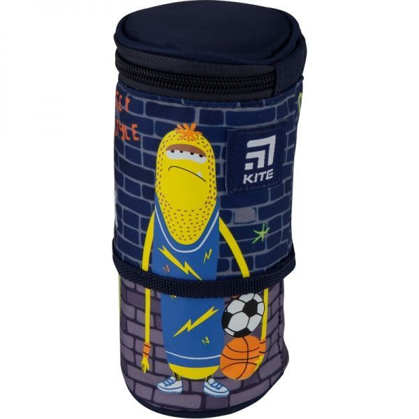 Пенал 684-4 KITE синійсірий