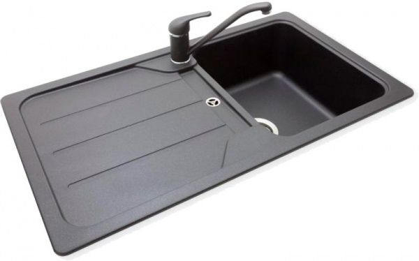 Мойка для кухни Simpla 45-B TG серый металлик 