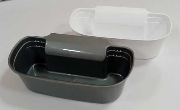 Контейнер-органайзер для сміття підвісний 2,2 л білий Plastic's Craft