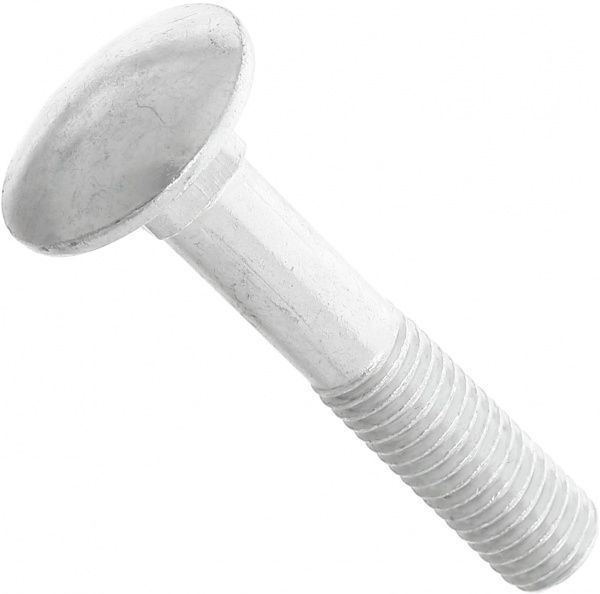 Болт мебельный метрический DIN 603 10x80 мм вес клас прочности 4,6 Expert Fix