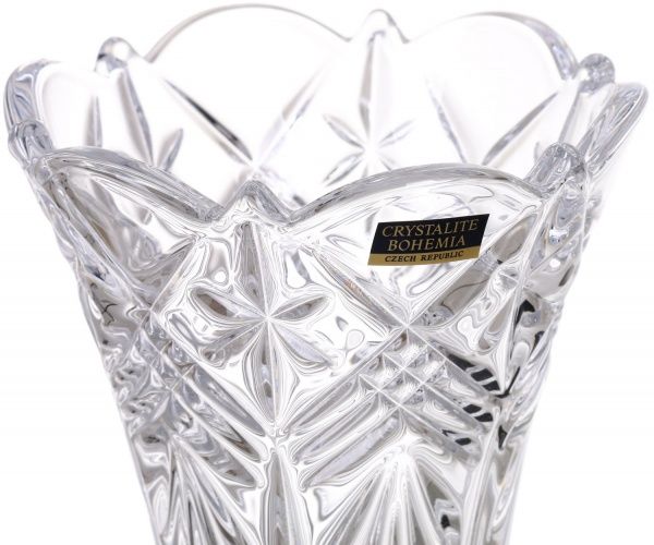 Ваза Taurus стеклянная прозрачная 20,5 см Bohemia