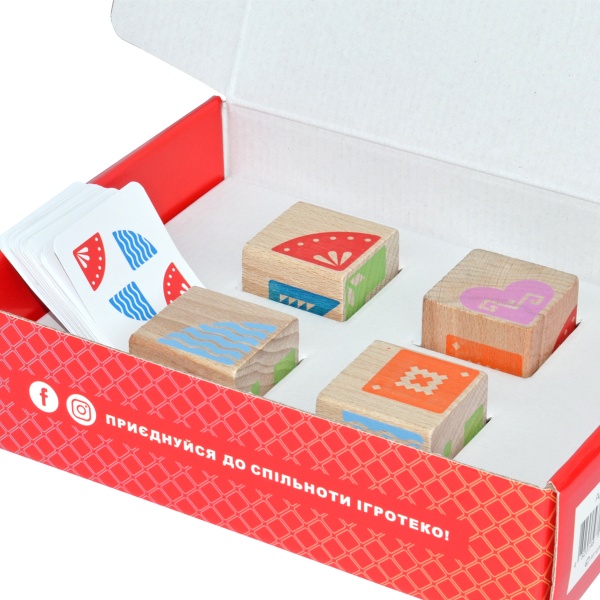 Игра-головоломка Igroteco логические кубики сложи узор 900477