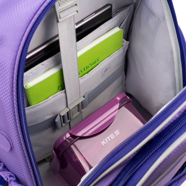 Рюкзак школьный KITE (пенал + сумка) WK 702 фиолетовый 48287