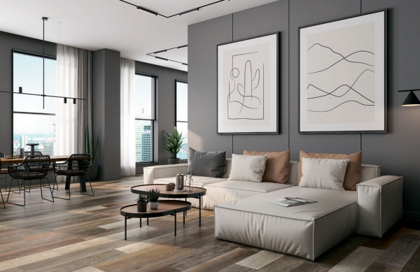 Плитка Prissmacer ANTIC CENERE 23х120 