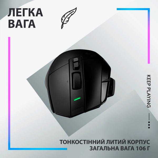 Мишка бездротова Logitech G502 X Plus black (910-006162) 