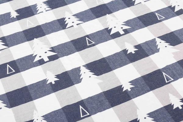 Ковдра-покривало Ялинка 150x200 см Homeline синій 