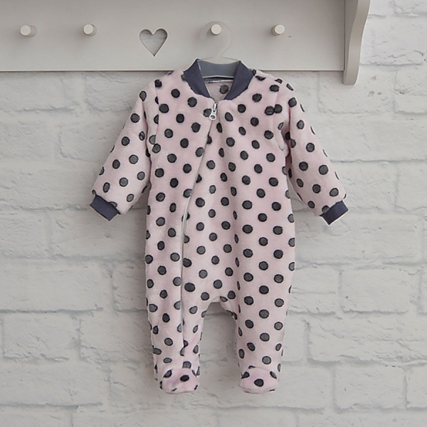 Чоловічок для дівчинки Blanka Горошок р.56–62 рожевий 110086 