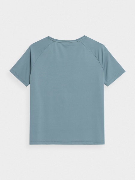 Футболка 4F TSHIRT FNK F428 4FAW23TFTSF428-33S р.S блакитний