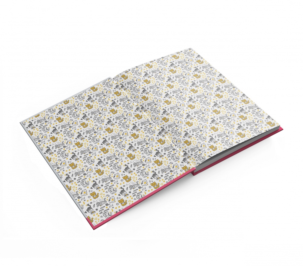 Блокнот Аркуш Prestige А5 96 лист. Белая кошка