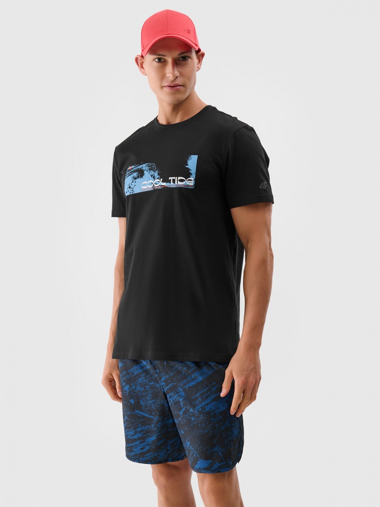 Футболка 4F 4FWSS25TTSHM2030-20S р.M чорний