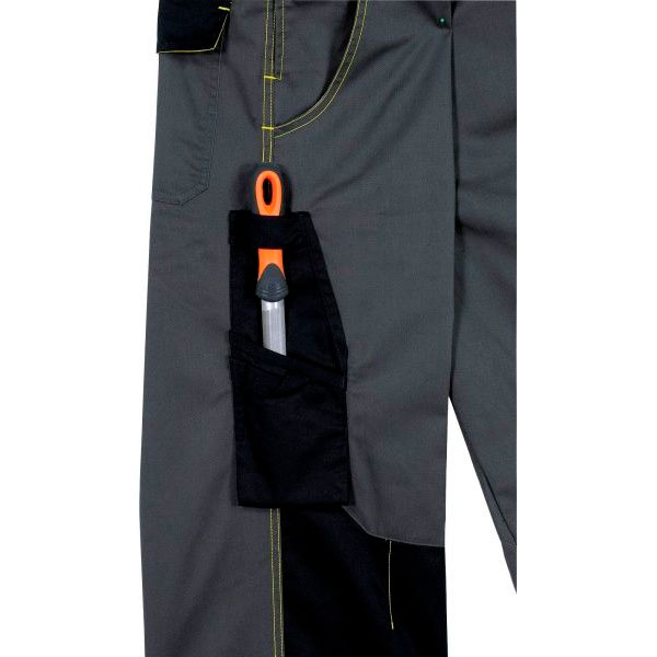 Полукомбинезон рабочий Delta plus D-Mach   р. XL DMSALGJXG серый с желтым